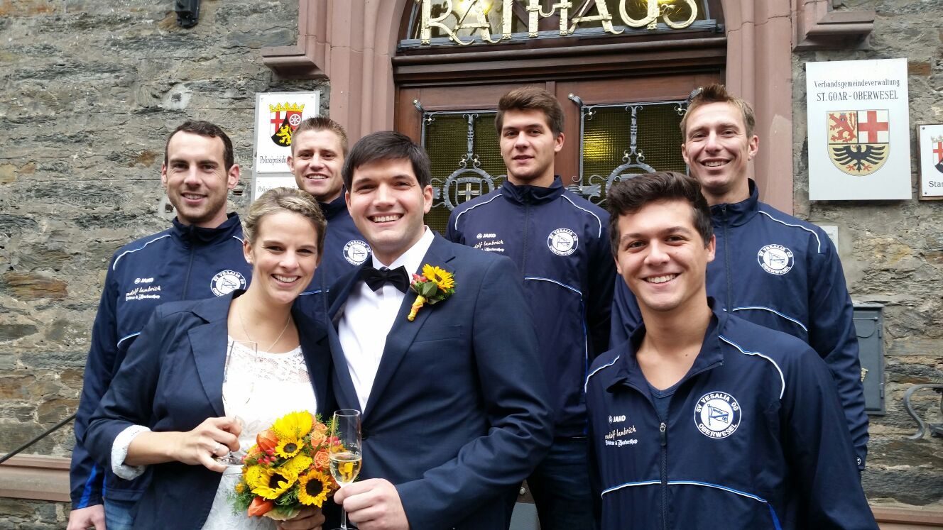 Die Vesalia gratuliert Steffi und Marc zur Hochzeit.