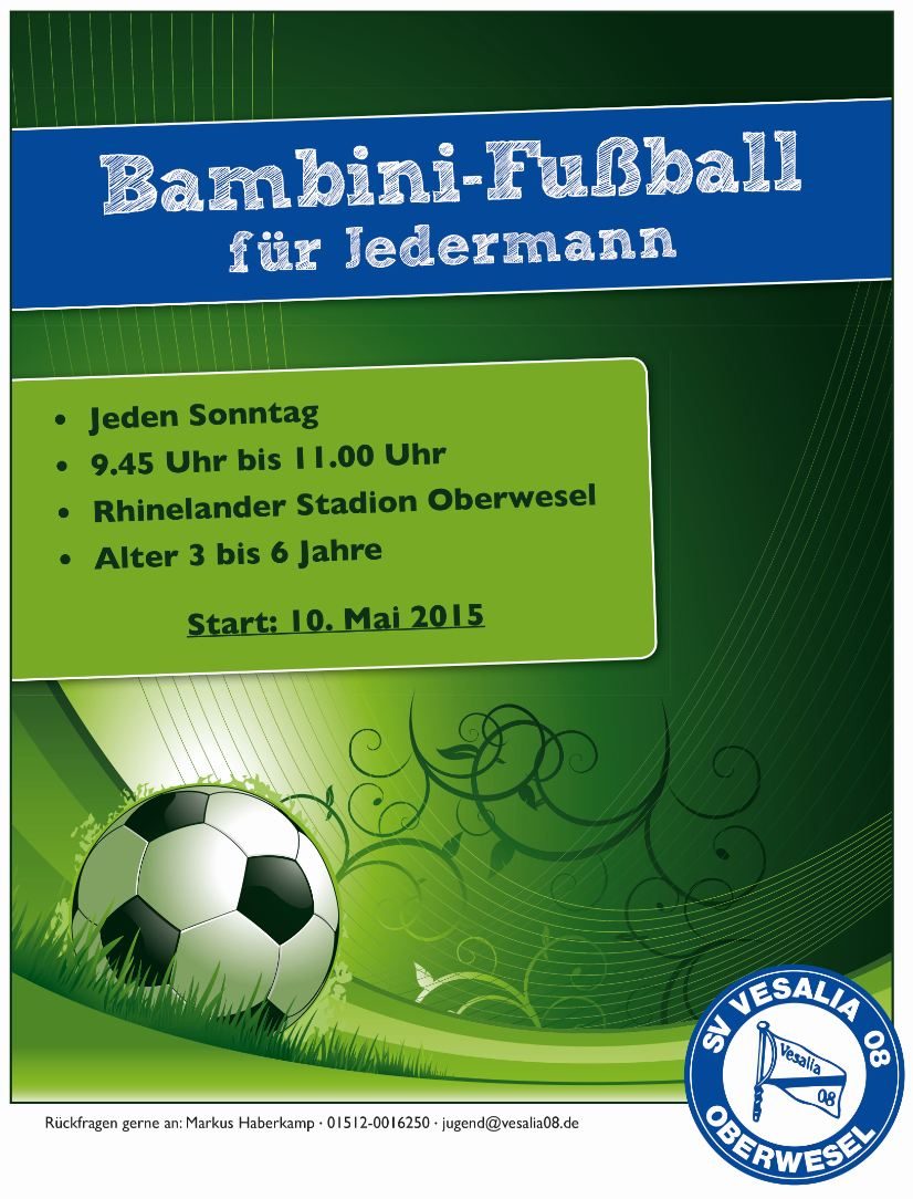 Bambini-Fußball für Jedermann 2015